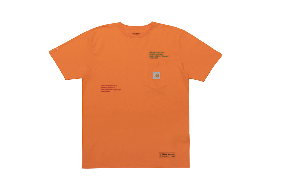 売り人気商品 ヘロンプレストン×カーハート WIP 18AW Tシャツ S Tシャツ/カットソー(半袖/袖なし)