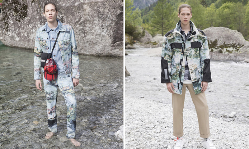 OFF-WHITEの“印象派”<br>デニムセットアップ