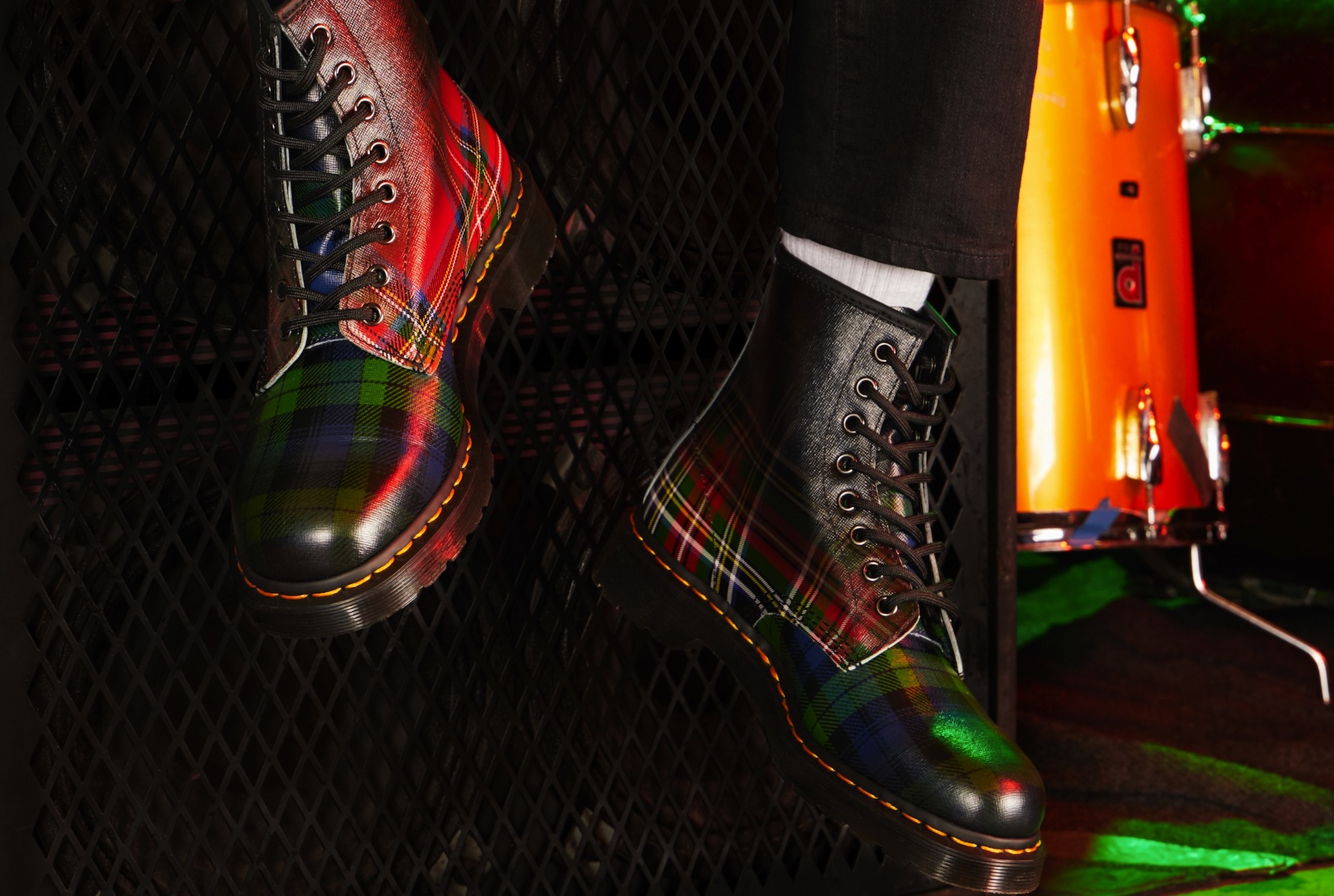 19秋冬☆UK5☆Dr.Martens タータンチェック 1460 TARTAN-