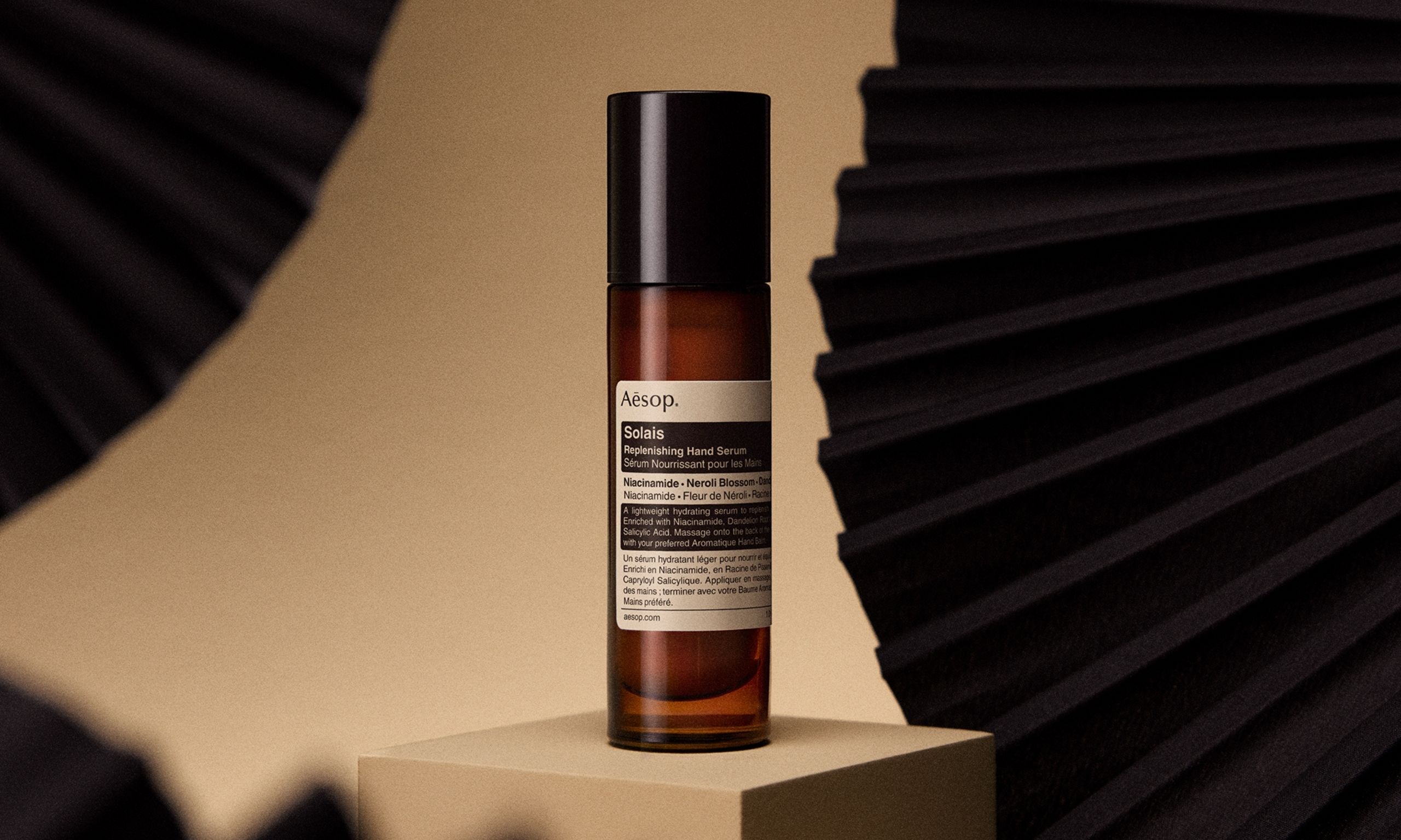 Aēsop、「ソラス リプレニッシング ハイドレーション ハンド セラム」発売。手肌のための4ステップケア体験イベントを実施