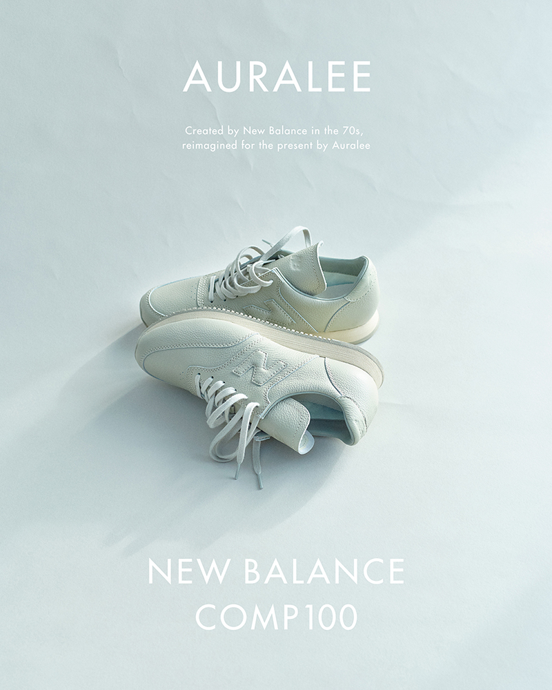 New Balance、AURALEE初フットウェア含むコラボコレクション発売 