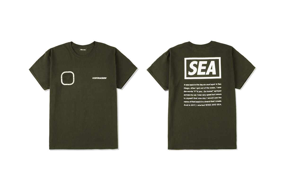 WIND AND SEA CASETiFY Tシャツ 黒 シルバー