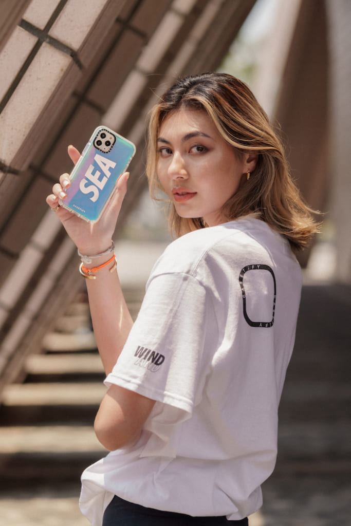 CASETiFY x WIND AND SEA AirPodsケース オーロラ - イヤフォン