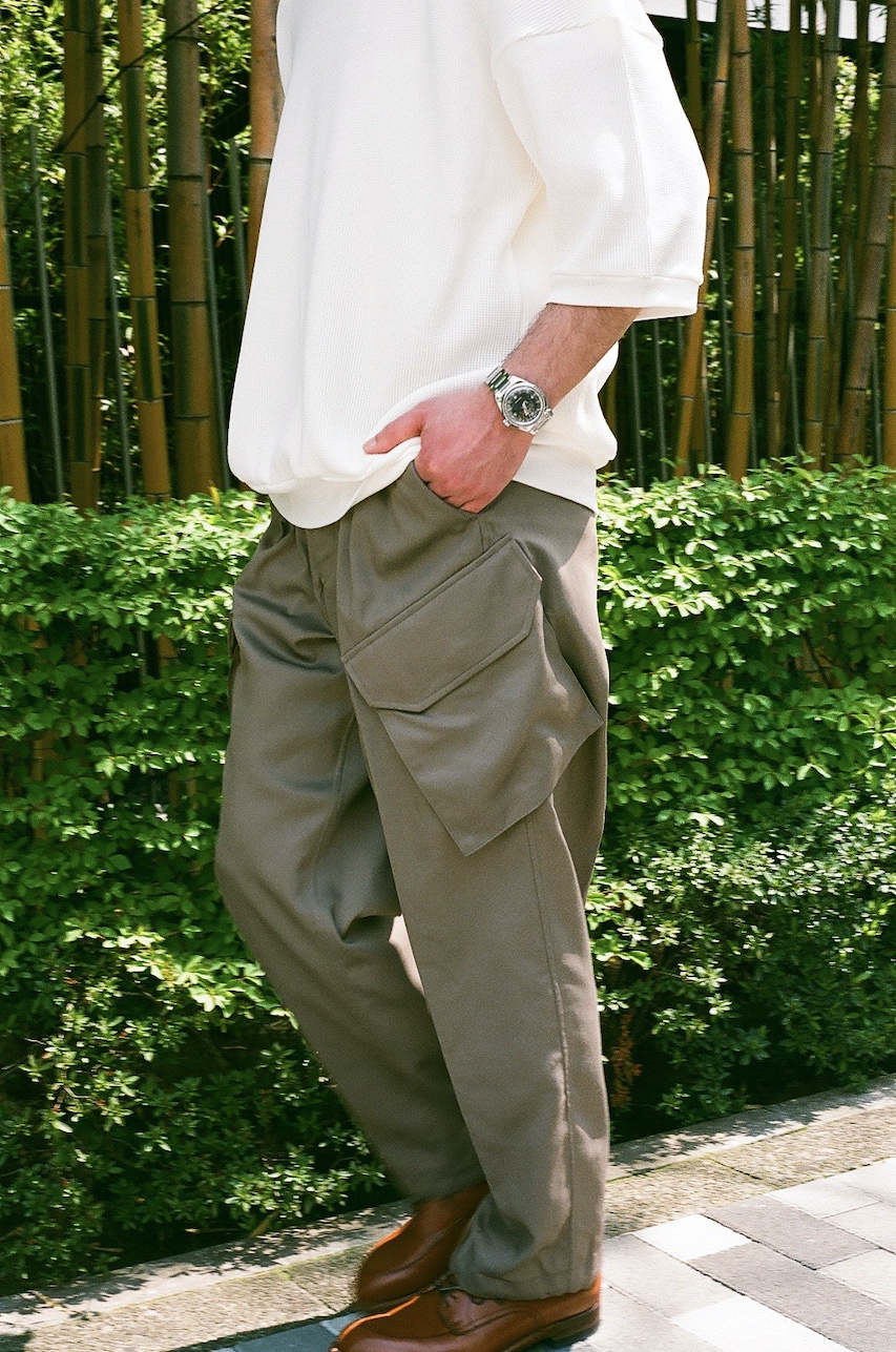 ばしました blurhms Wash Linen Side String 6P Pants VfXtb