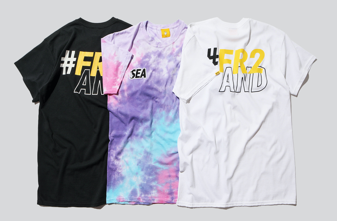 メンズwind and sea tee fr2