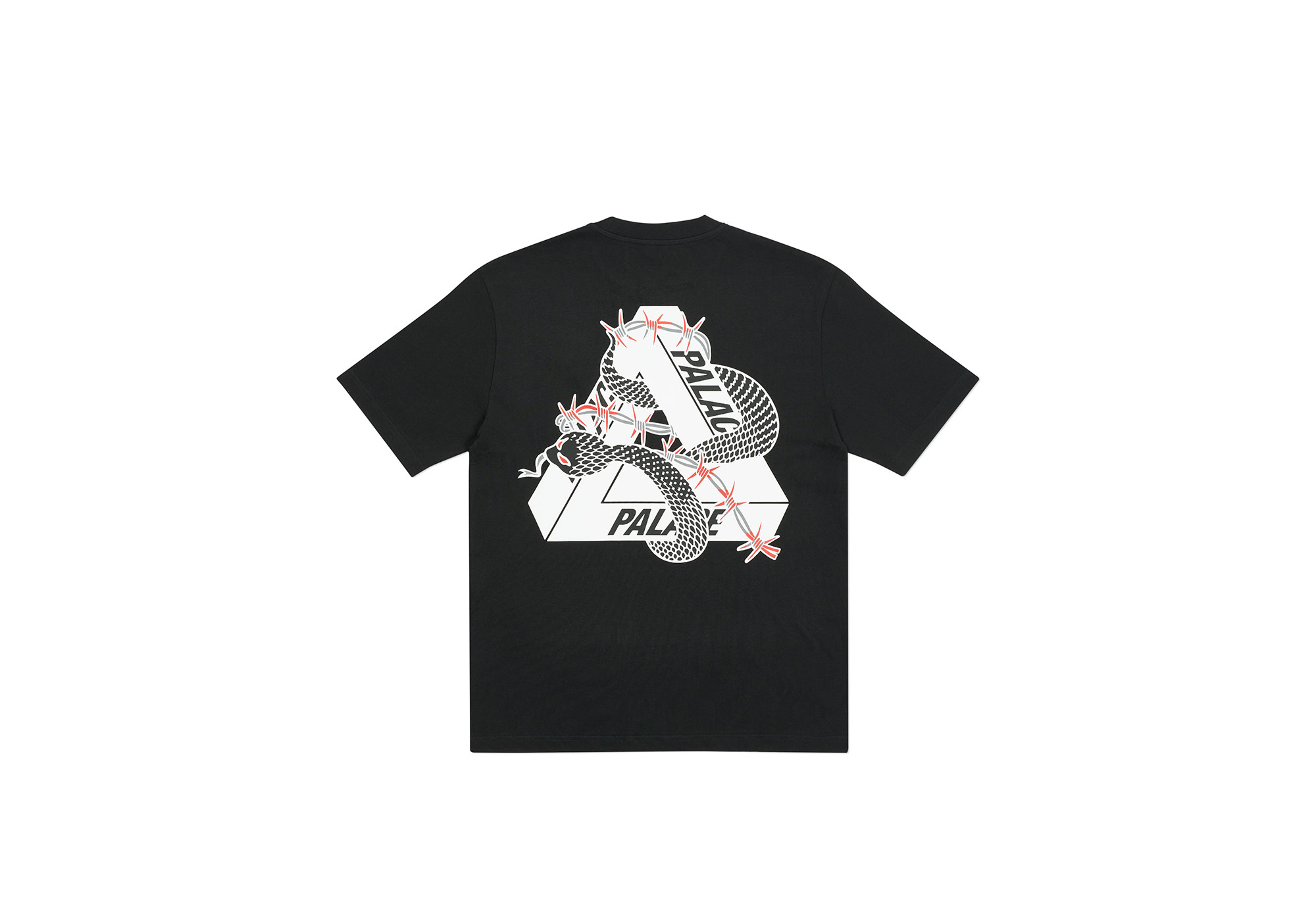 三角ロゴに蛇と有刺鉄線 PALACE「HESH MIT FRESH」Tシャツ発売