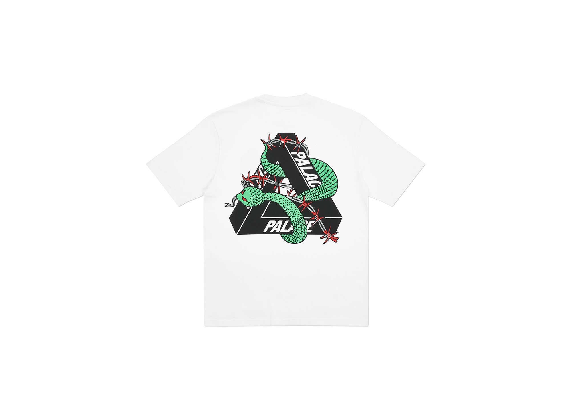 三角ロゴに蛇と有刺鉄線 PALACE「HESH MIT FRESH」Tシャツ発売