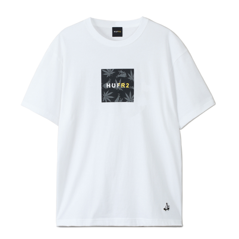 HUF FR2 BOX LOGO TEE Beige XL ハフ エフアールツー - Tシャツ