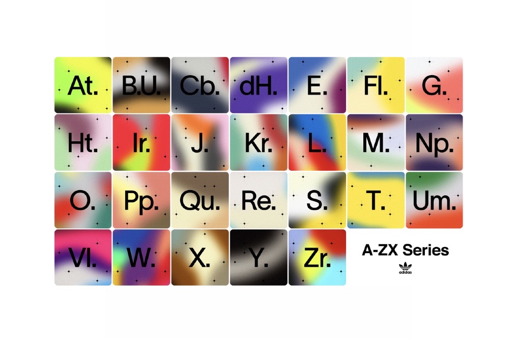 全アルファベットに着想 adidas Originals、26種の「A-ZX」第1弾「R 