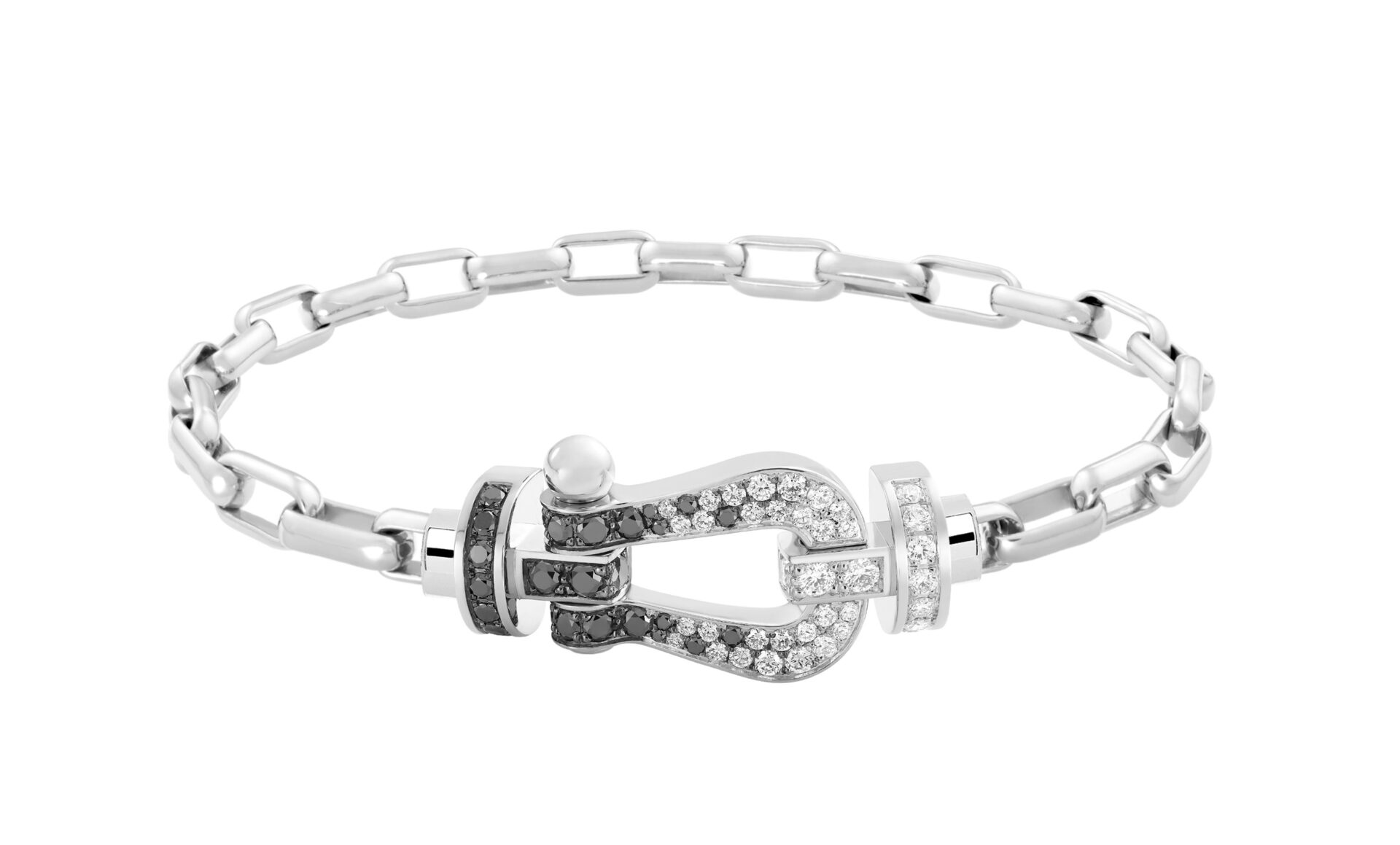 FREDのダイヤモンド風シルバーブレスレット FREDのダイヤモンド風