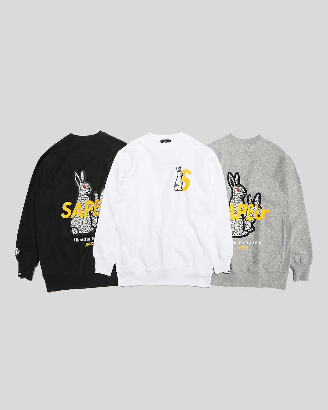 SAPEur×FR2 コラボ CREWNECK - スウェット