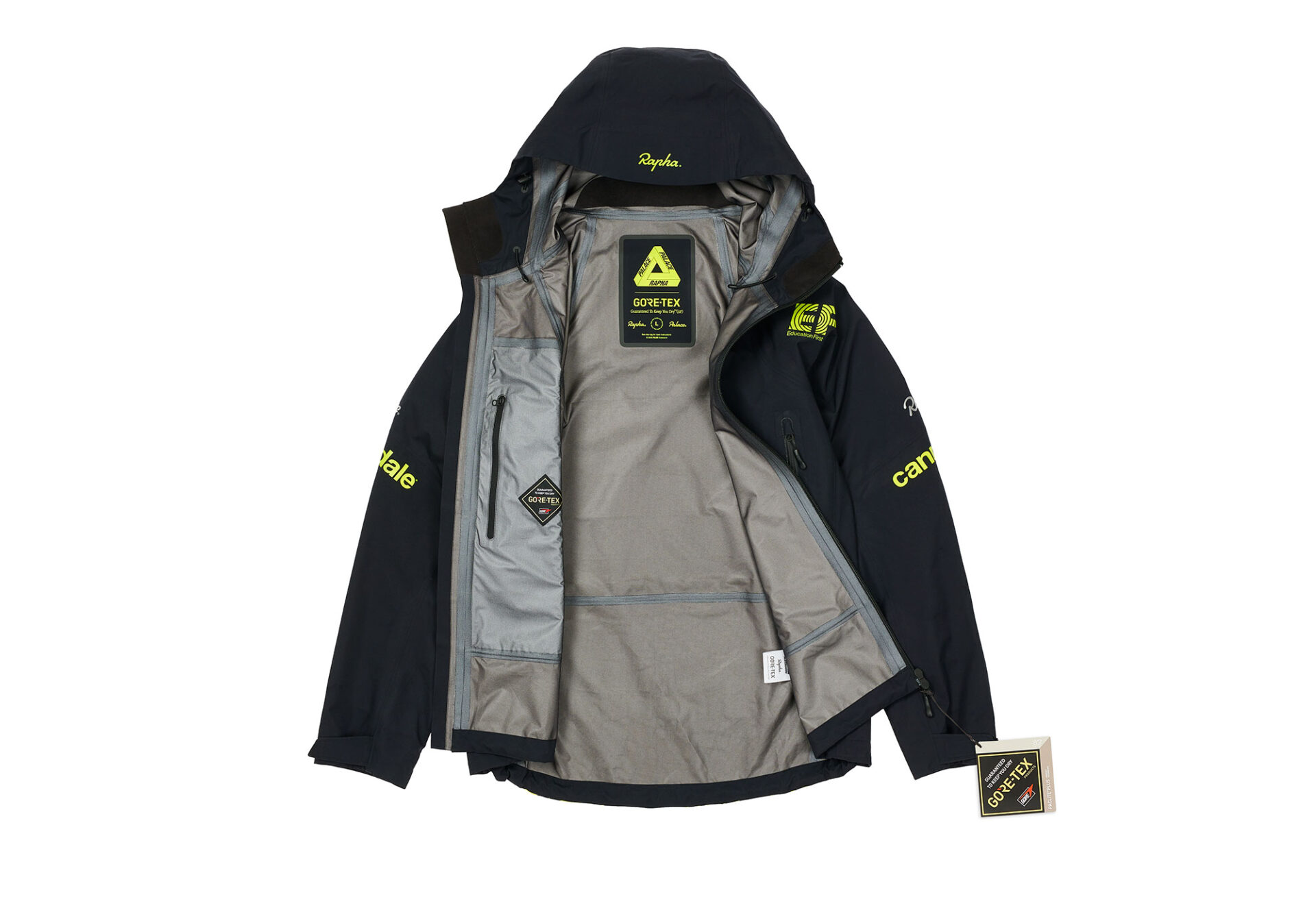 PALACE SKATEBOARDS × Rapha、ロードレースチーム着用コラボ