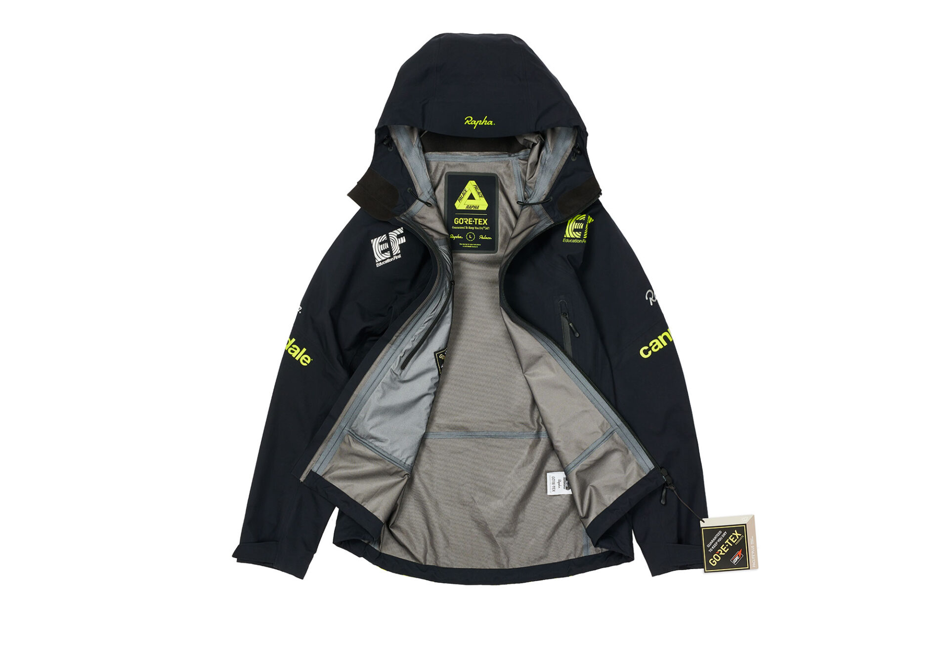 RAPHA + PALACE コラボジャージ パレス スケートボード」からサイクリングジャージなどが登場