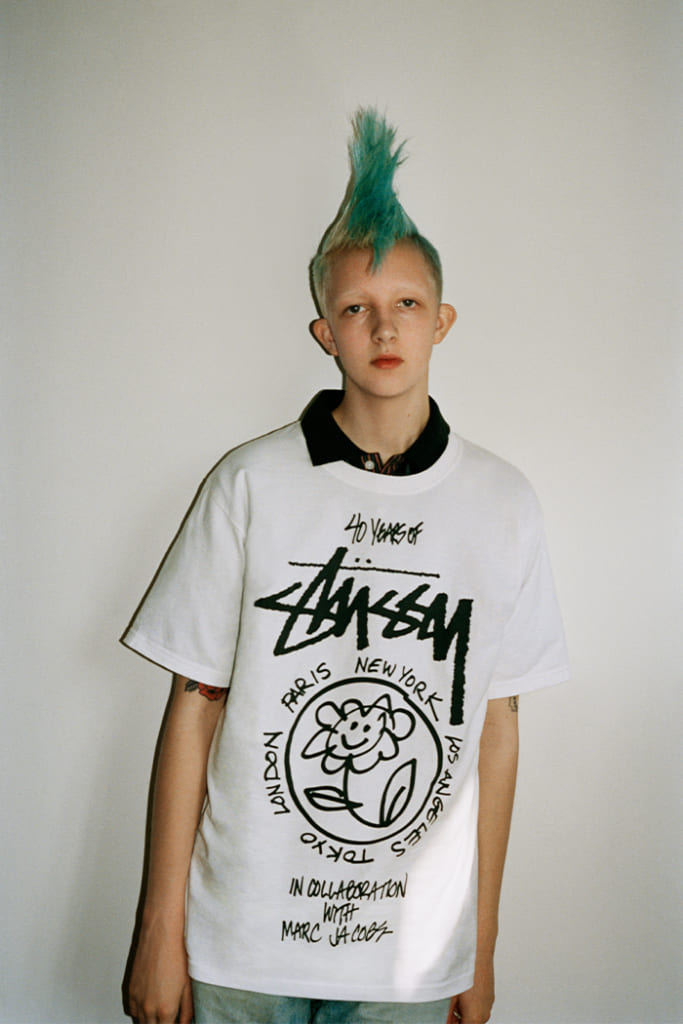 5人のデザイナーが手がけた「Stüssy 40th Anniversary World Tour」T