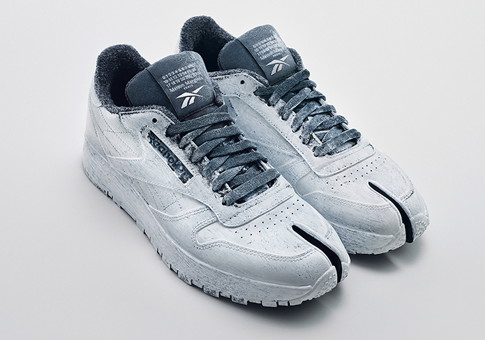 Maison Margiela×Reebokコラボ、第2弾はクラシックレザー「タビ ...