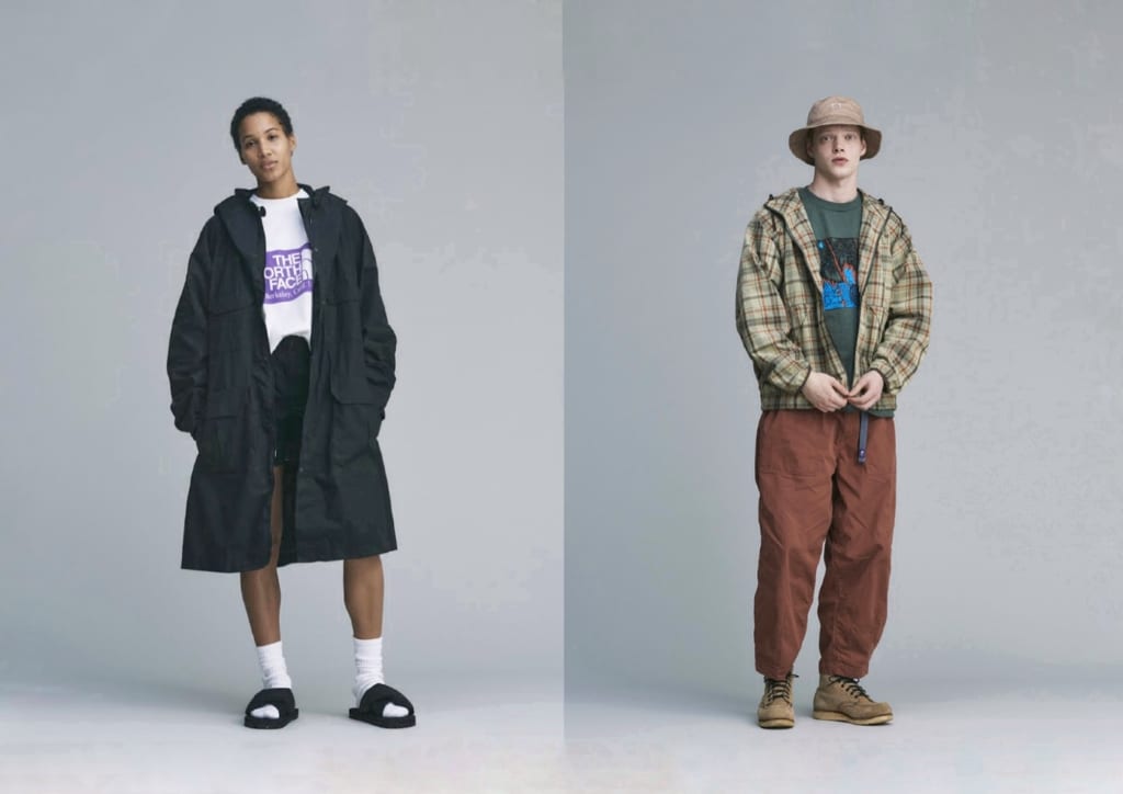 Palace North face purple label　セットアップ