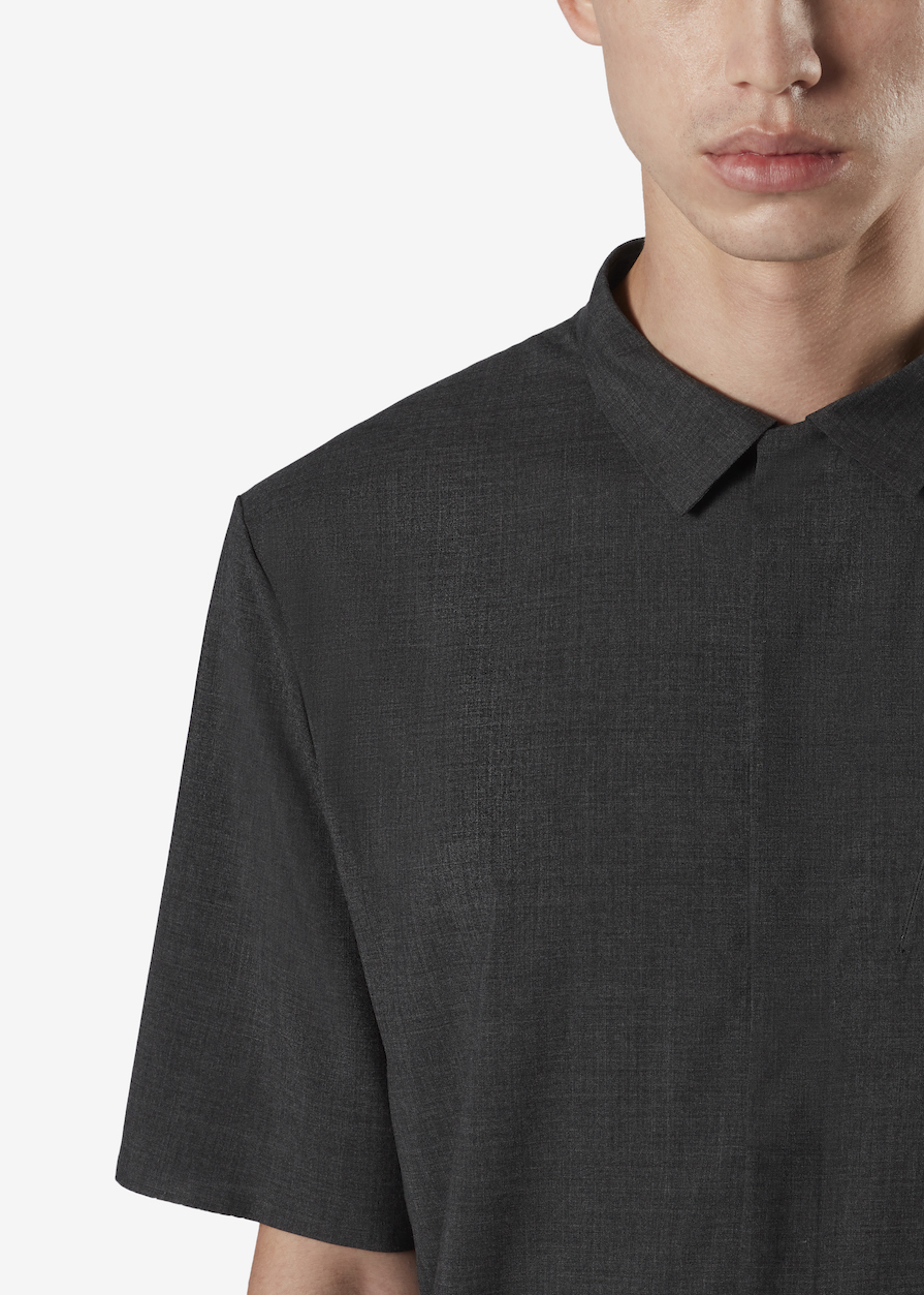 26979-Haedn-LT-SS-Shirt-Graphite-Heather-Collar-S21 | HIGHSNOBIETY 