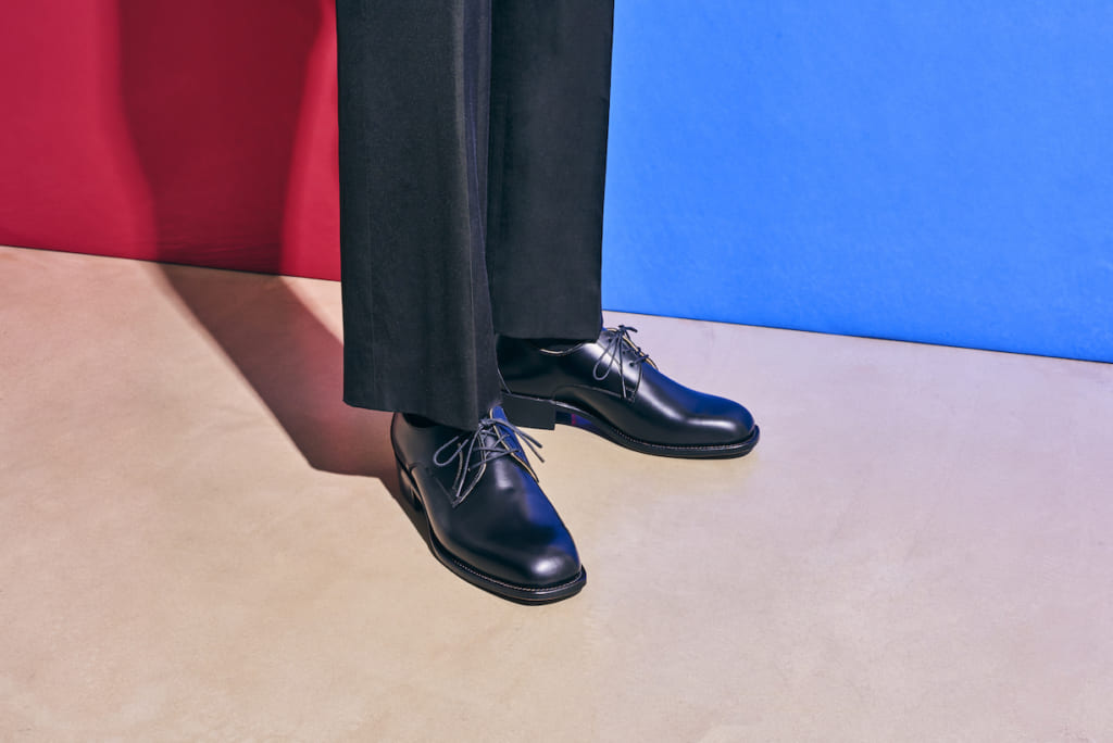 AURALEE 敷きつめ × foot the coacher レザーサンダル 6 