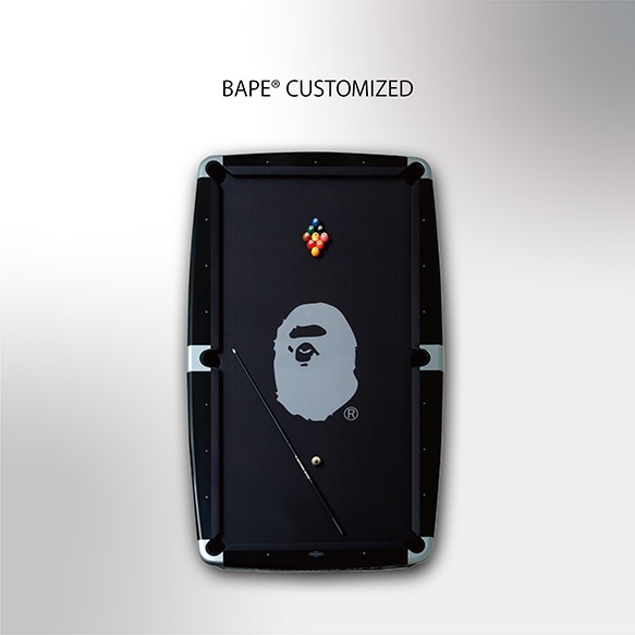 新ラインBAPE® CUSTOMIZED、ビリヤードテーブルを発表 高級感に遊び心