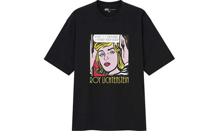 1960年代の作品がTシャツに　UT×ロイ・リキテンスタイン、十数年ぶりに復活