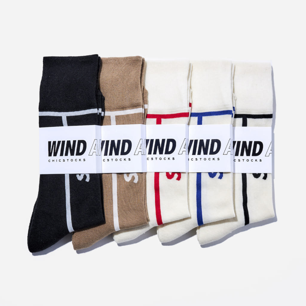 片面ロゴで変化を WIND AND SEA靴下コラボ第4弾 | HIGHSNOBIETY.JP