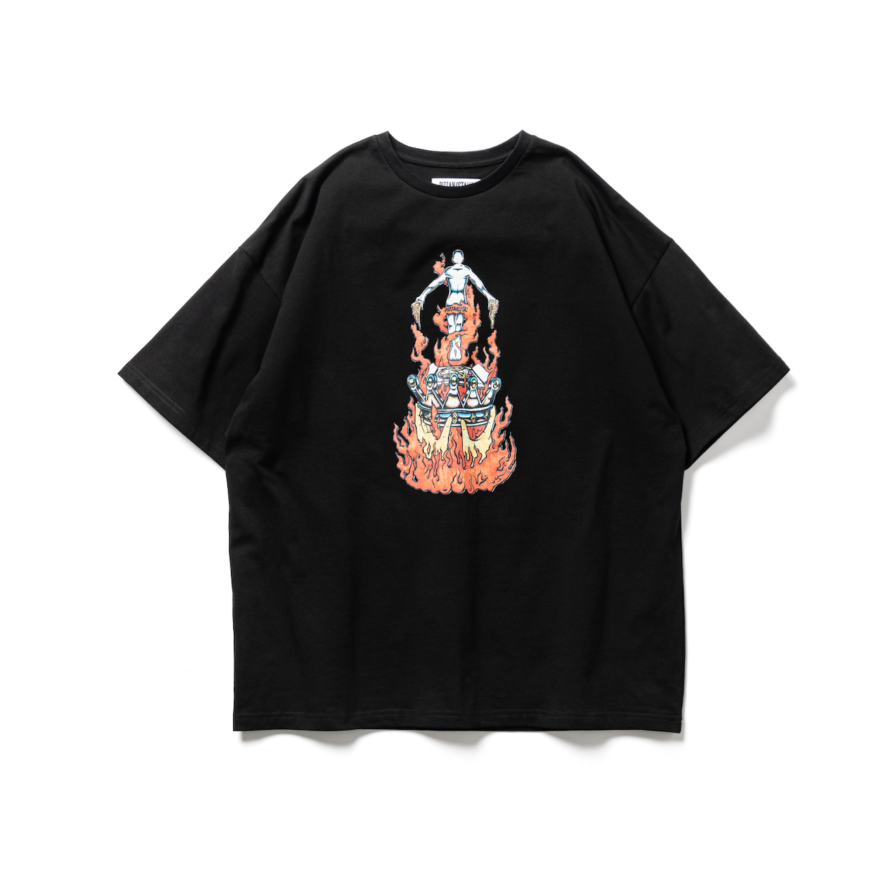 新品未開封 PIZZANISTA TOKYO ブラックTシャツ　XLサイズ