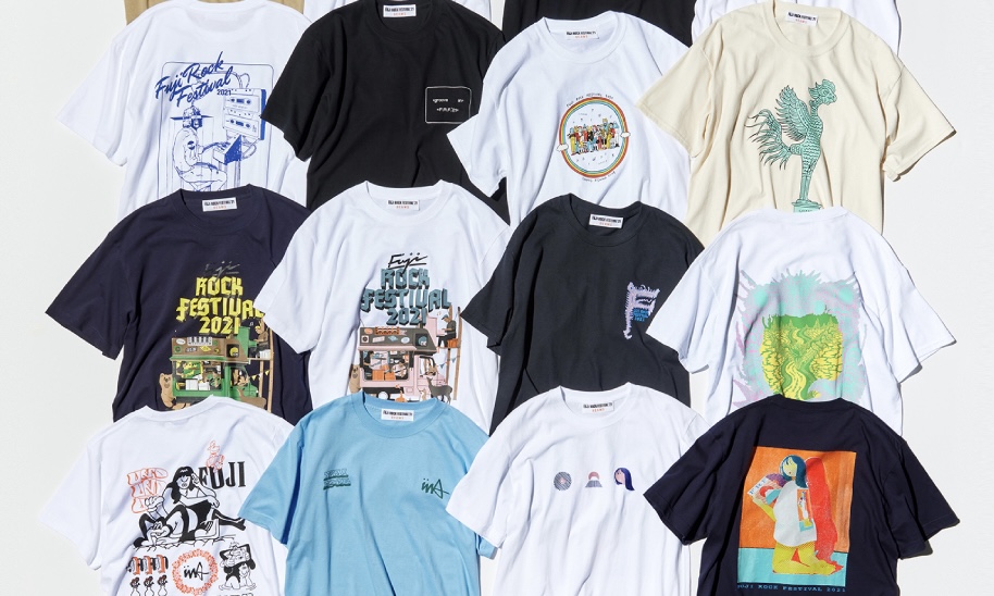 BEAMS 、FUJI ROCK公式Tシャツ発売