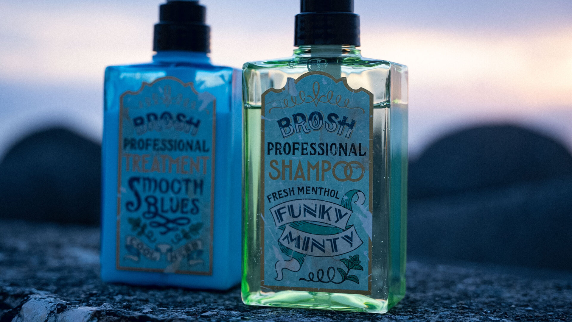 BROSH 初の男性向け本格派シャンプー＆トリートメント発売