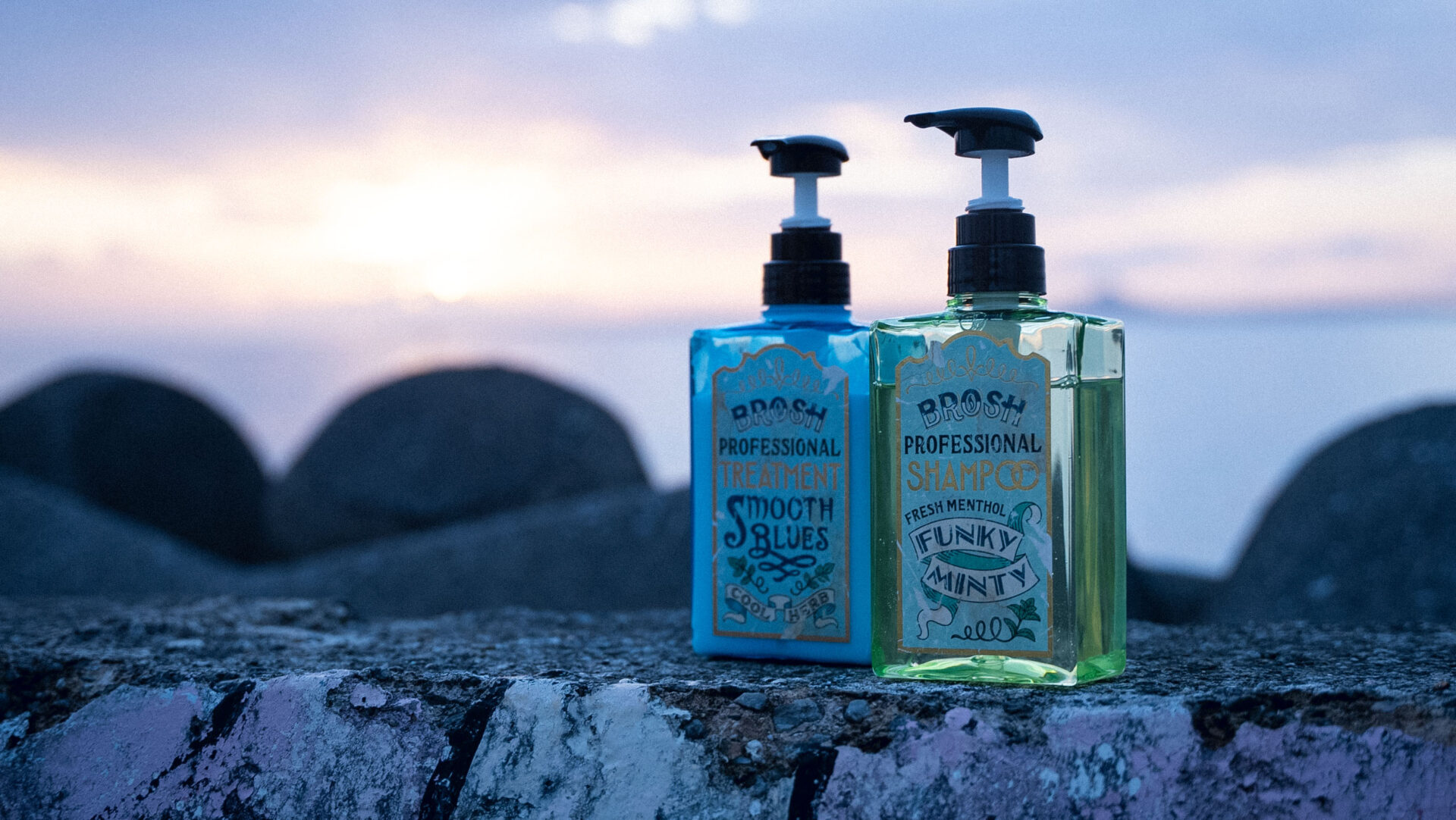 BROSH 初の男性向け本格派シャンプー＆トリートメント発売