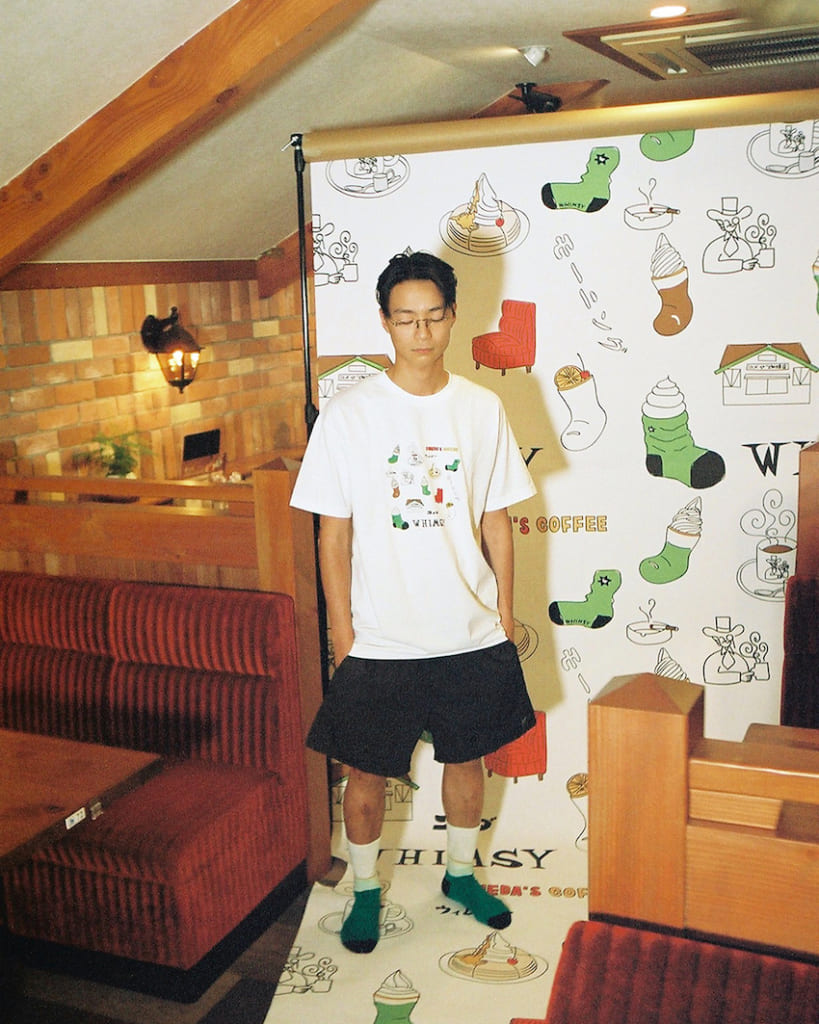 WHIMSY / KOMEDA STAFF PILE POLO ポロシャツ L-