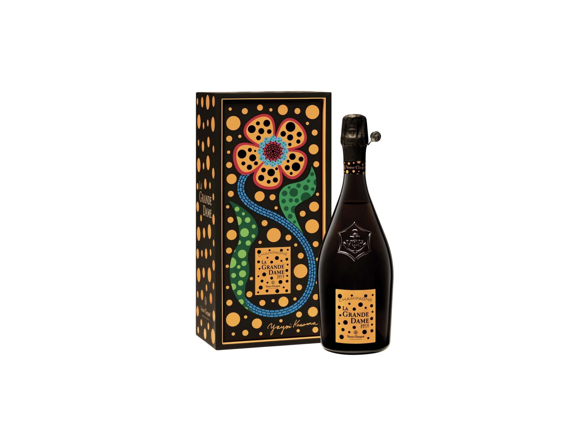 草間彌生　Veuve Clicquot La Grande Dame 750ml Veuve Clicquot La Grande Dame 2012 X Yayoi Kusama草間彌生