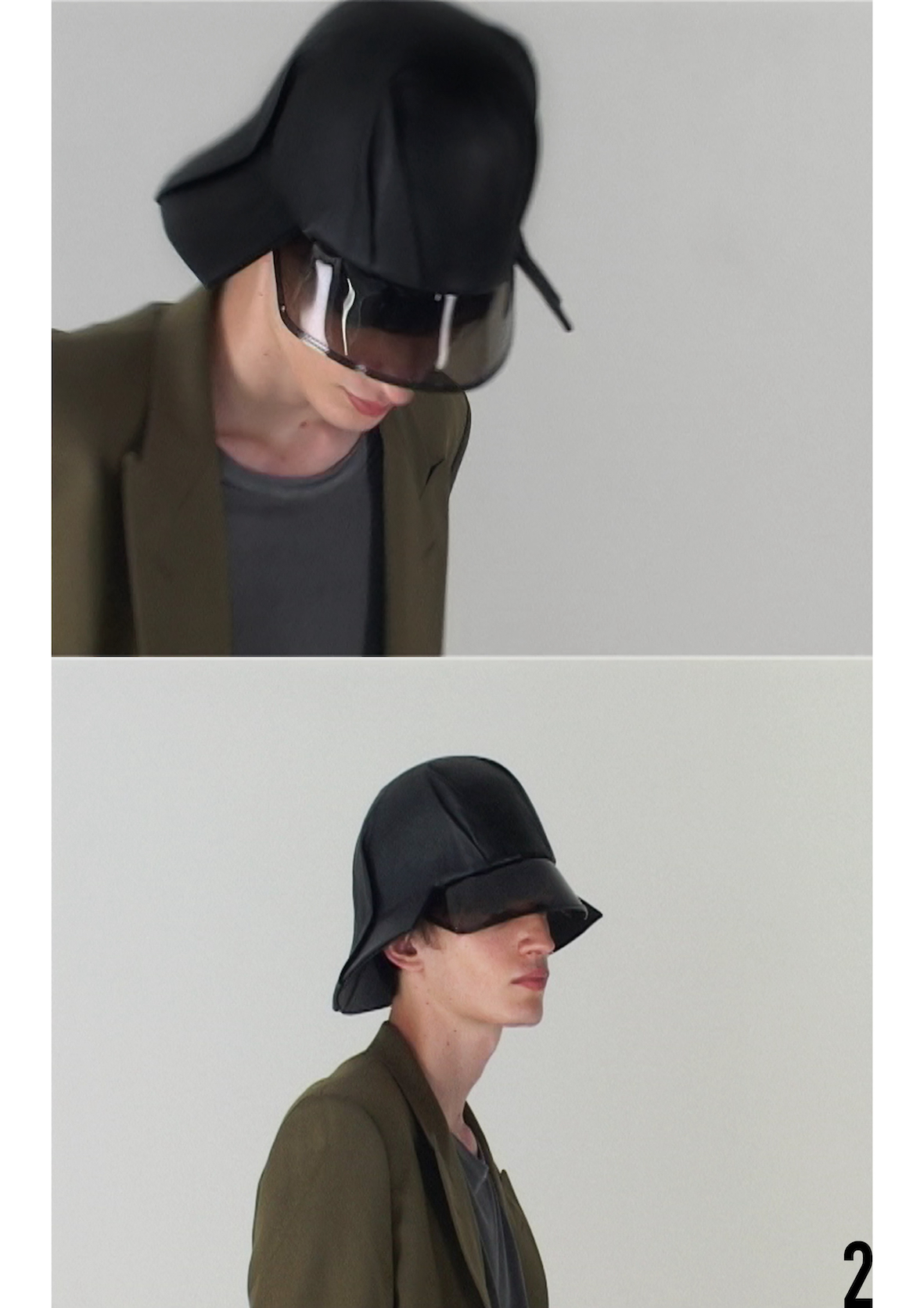 HIZUME ヒヅメ ベレー帽 帽子 黒