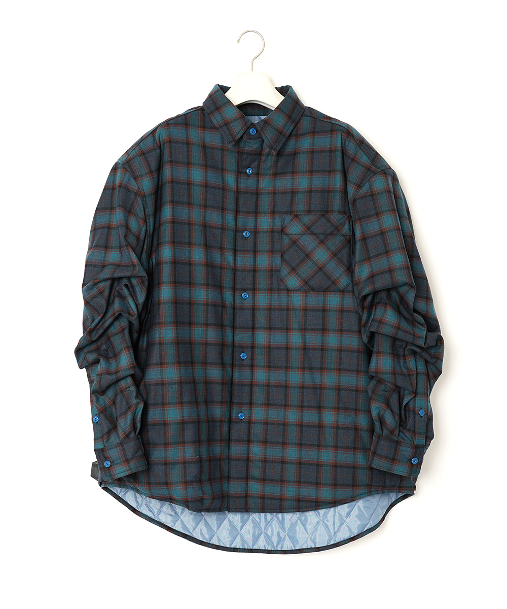 新品 21AW FACETASM SUPER BIG CHECK SHIRT-