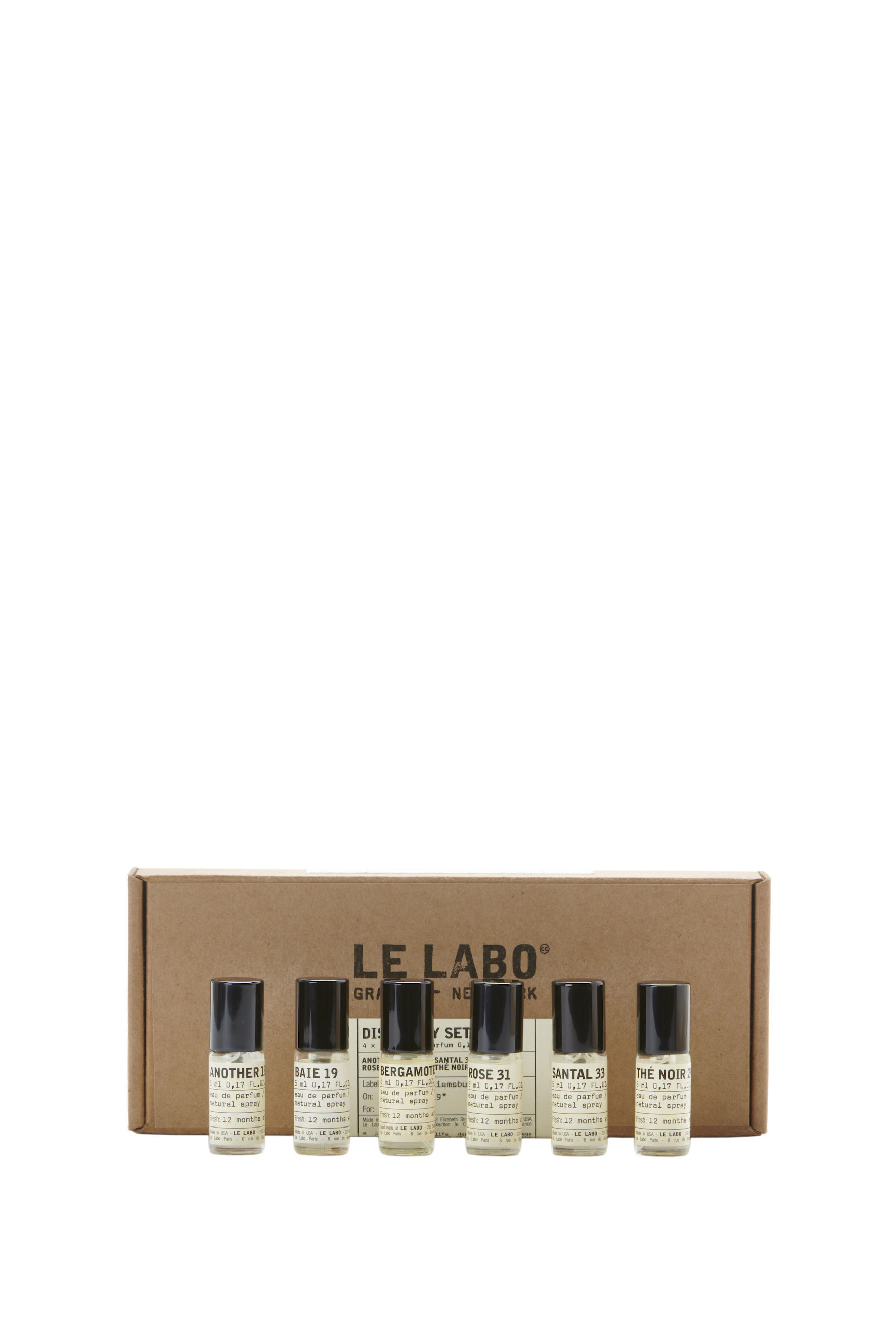 LE LABO、6種のアイコニックな香り ディスカバリーセット発売