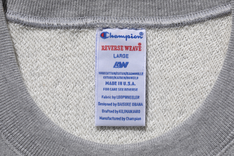 Champion×LOOPWHEELER 数量限定、特別なリバースウィーブ®発売 