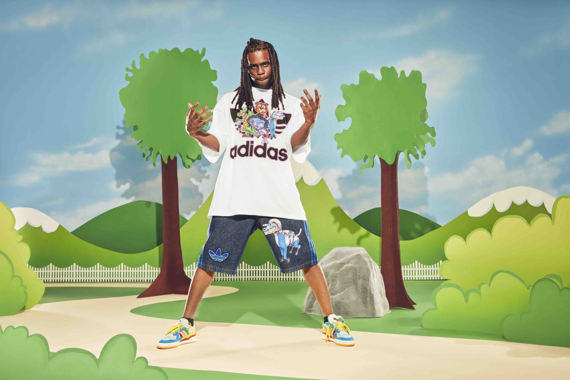 adidas Originals、米エンターテイナーとポップなコラボコレクション