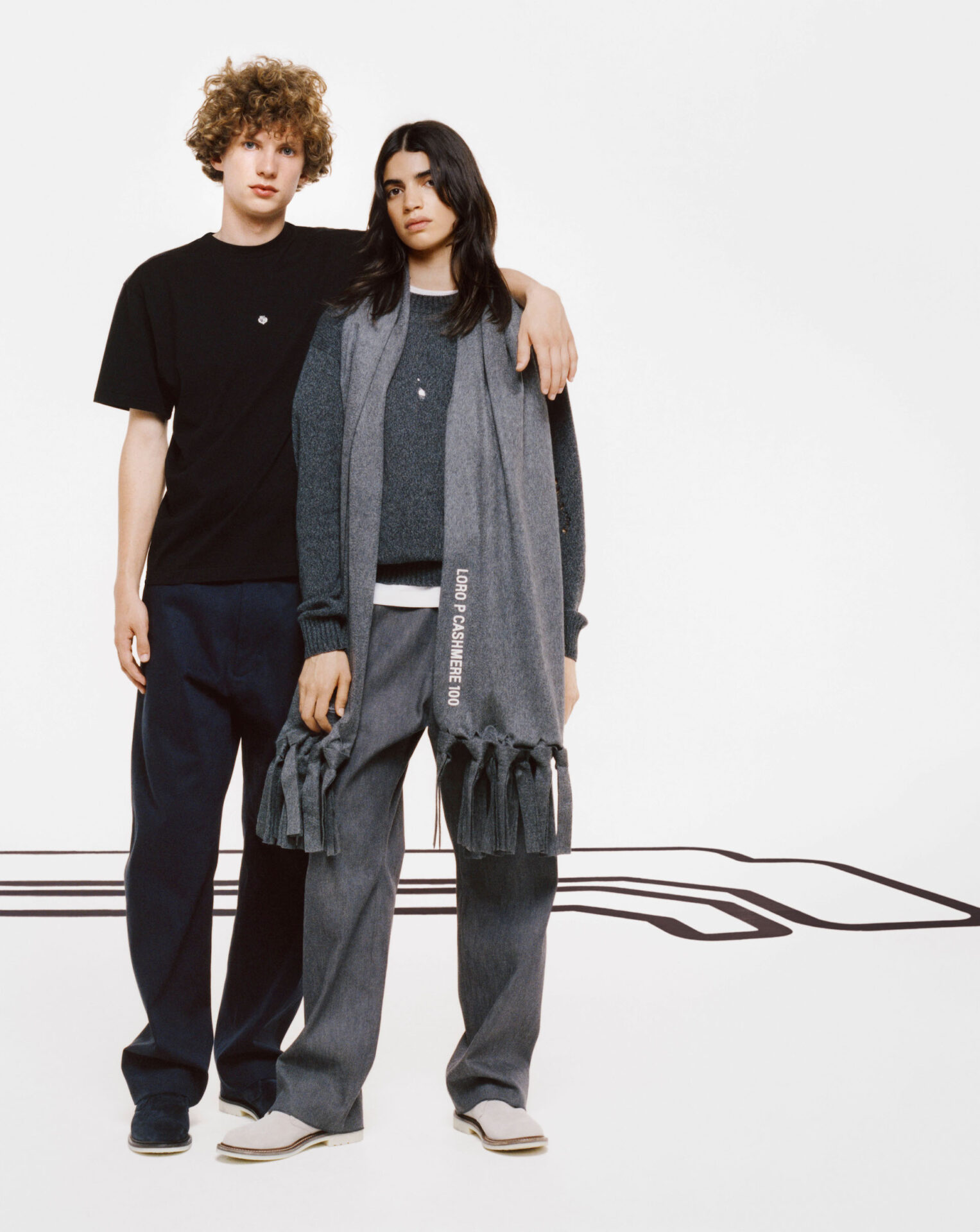 ロロピアーナ　男女兼用 藤原ヒロシコラボ ロロ・ピアーナと藤原ヒロシが初コラボ、上質な素材とストリート