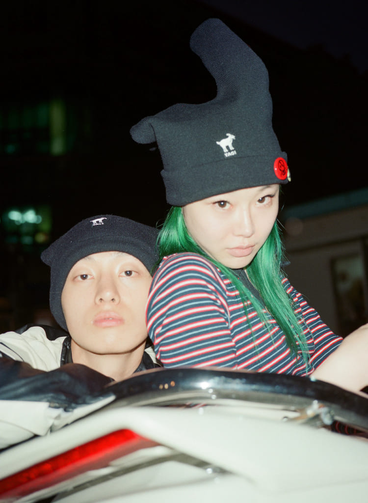 KANGOL x YAGI EXHIBITION RABBIT BEANIE-