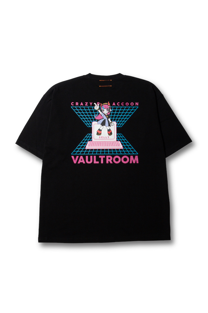 VAULTROOM×Crazy Raccoon Tシャツ Lサイズ　グレー