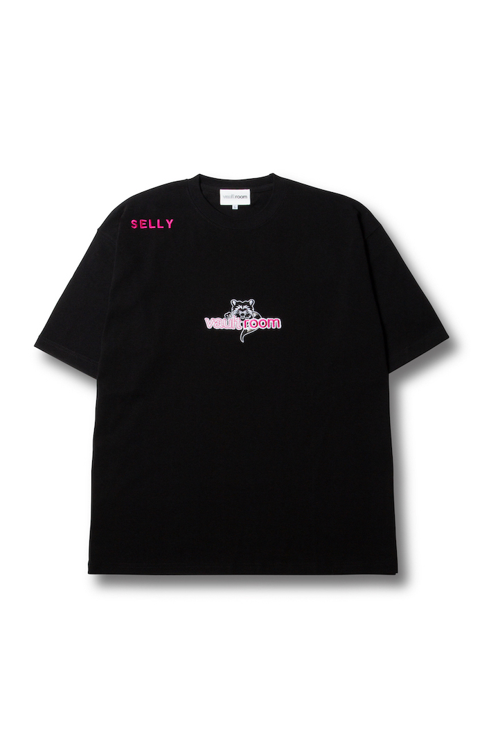 Crazy Raccoon selly Tシャツ　黒