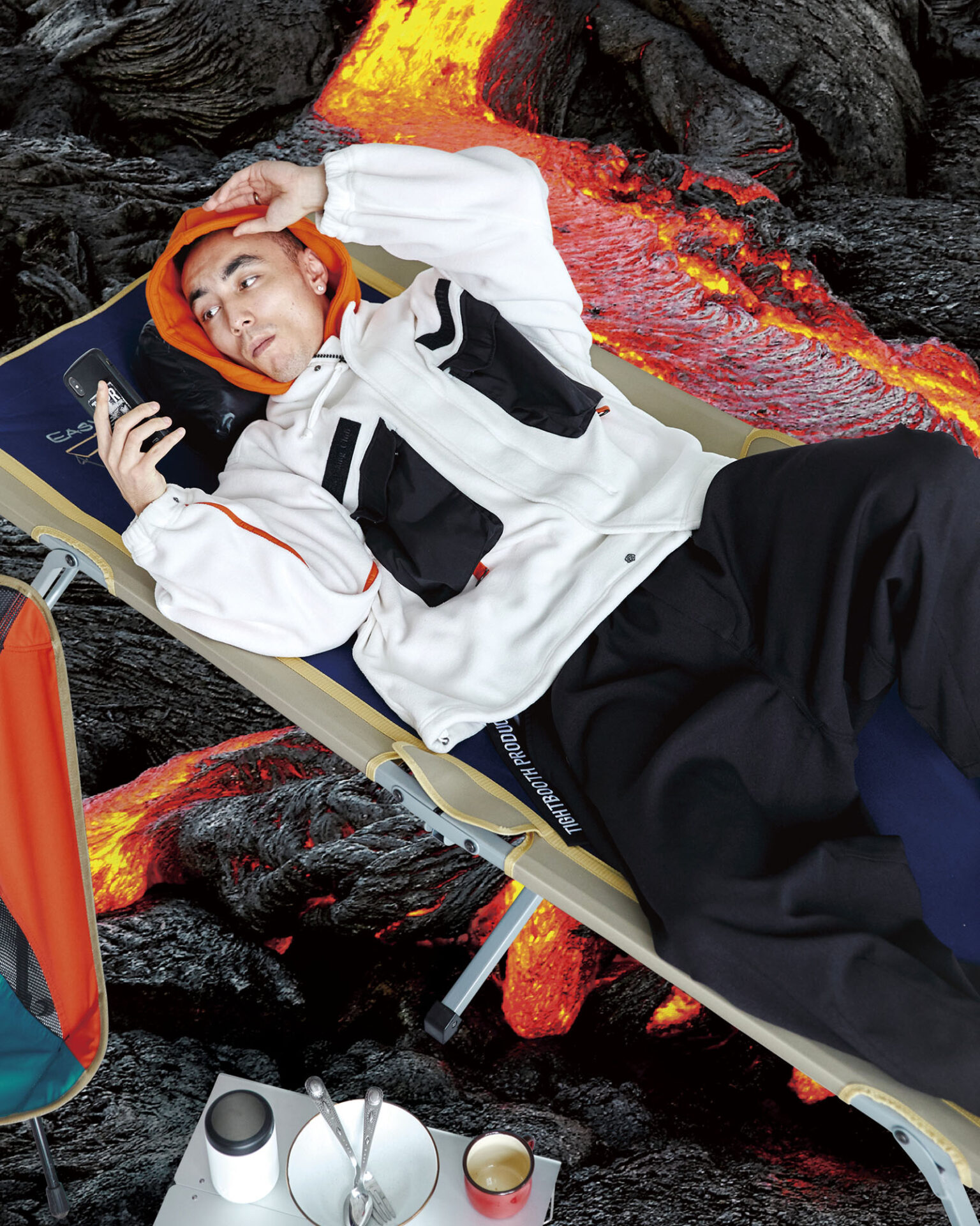 タイトブース カオスフィッシングクラブ アノラック BIG LOGO ANORAK - TIGHTBOOTH® タイトブース オフィシャル