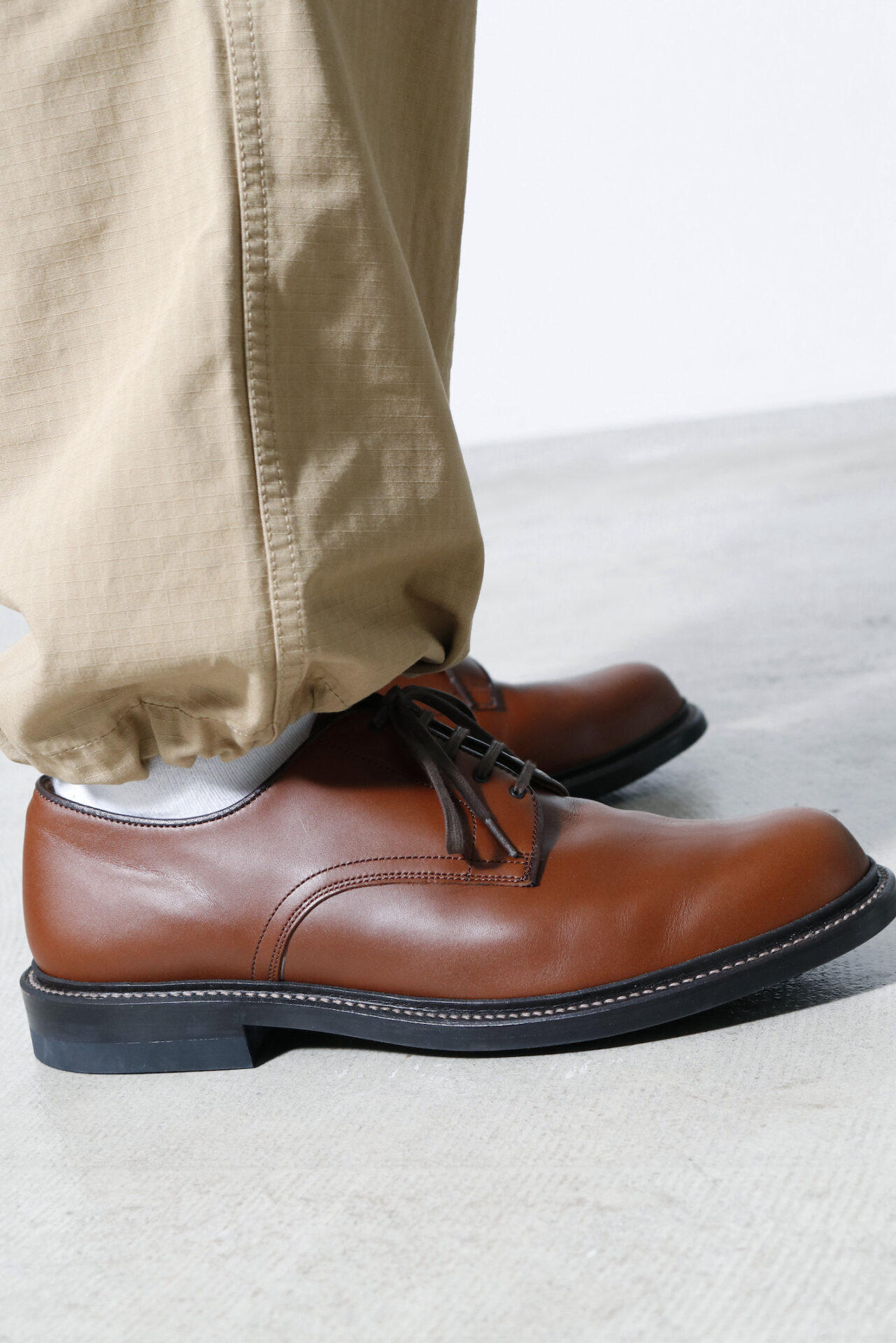 【新品未使用】サンダース×ナナミカ　パテントレザーシューズ　ブラック　イギリス製 週刊ZABOU「英国を自由に履く/SANDERS（サンダース）のレザーシューズ