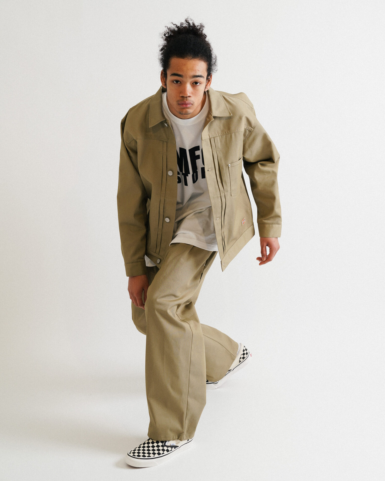 MFC STORE × Dickies ドボンワークパンツ＆ワークジャケット人気 MFC STORE × Dickies®コラボセットアップ発売 | HIGHSNOBIETY.JP