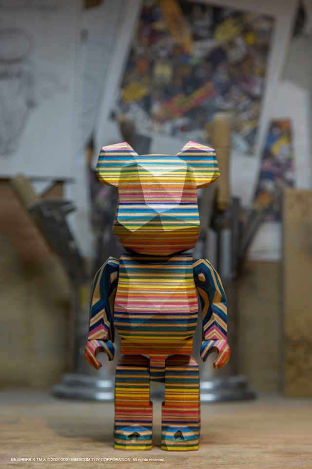 BE@RBRICK × FRAGMENT × HAROSHI ベアブリック フラグメント ハロシ カリモク fragmentdesign x HAROSHI polygon 400％