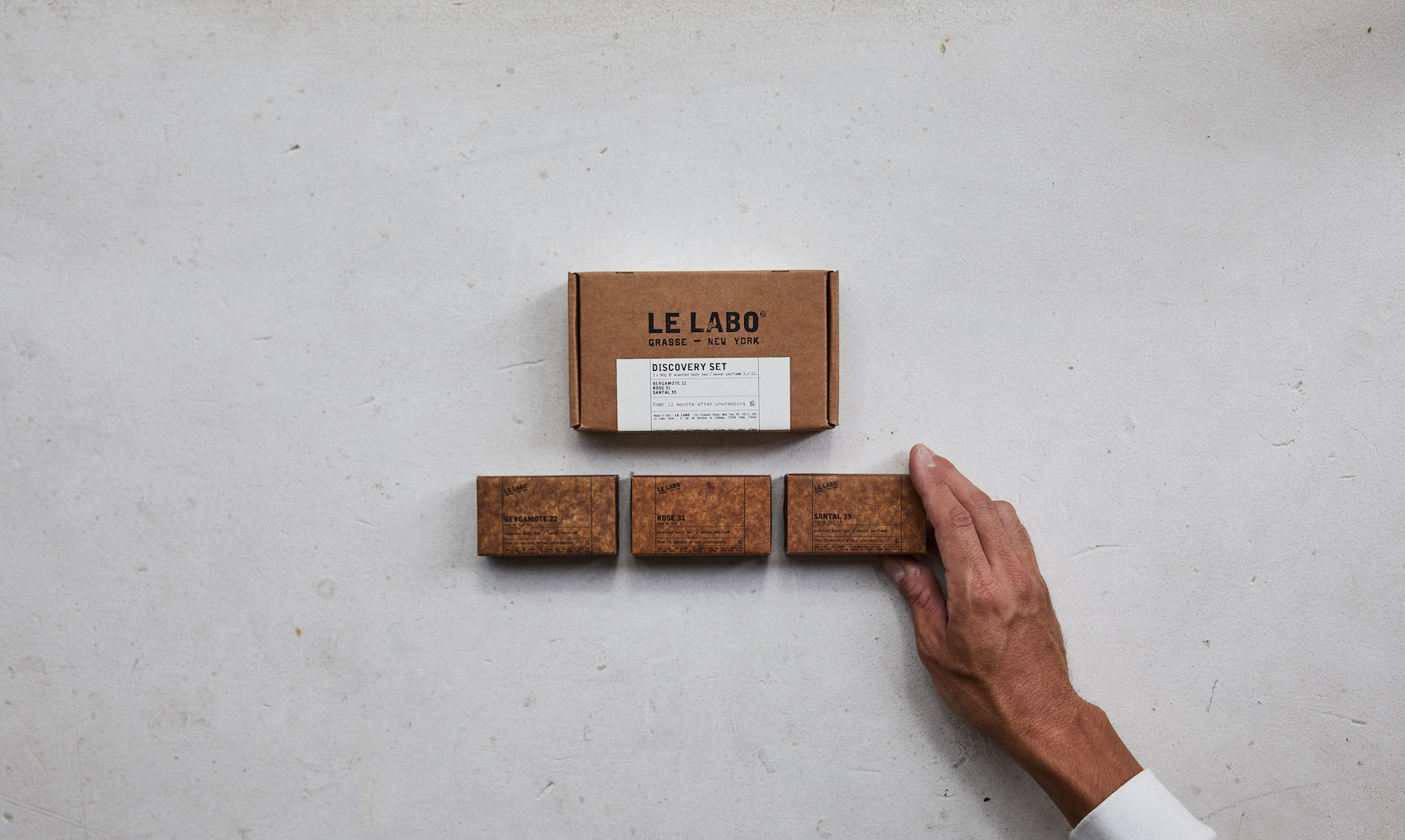 LE LABO　3種の香りを楽しむソープ トリオ セット発売