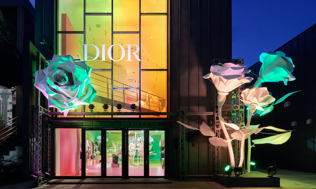 DIOR サマーコレクションにフォーカスしたポップアップを東京 