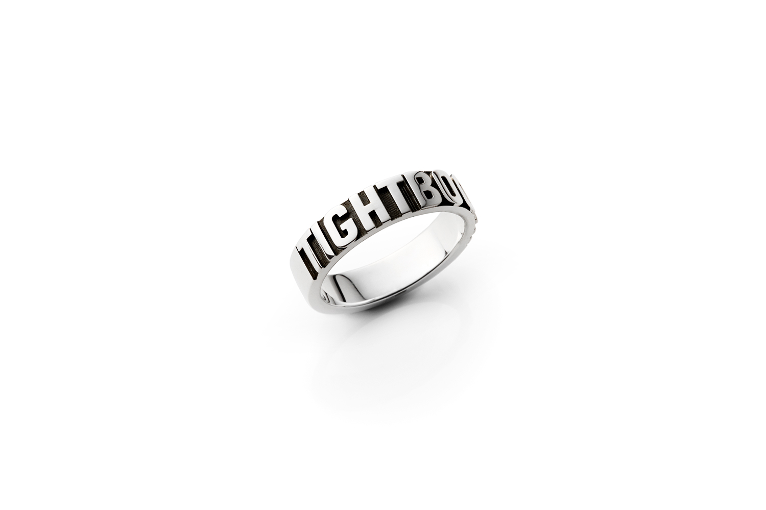 TIGHTBOOTH ACID LOGO RING - Silver リング □専門店□ メンズ