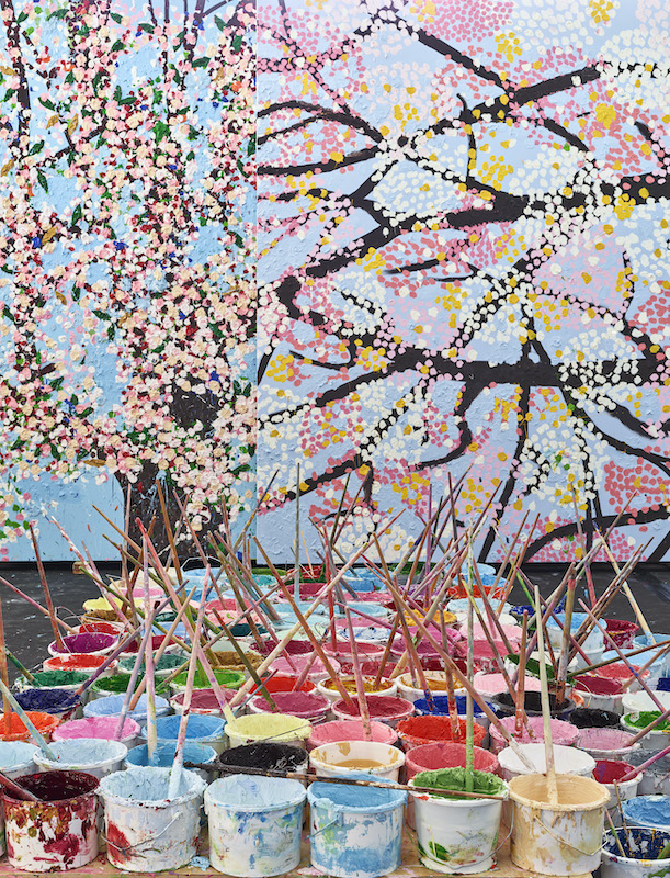 ダミアン・ハースト日本初の大規模展「桜」 国立新美術館で開催 