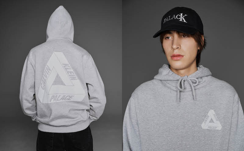 【新品】PALACE × Calvin Klein HOODIE GREY S