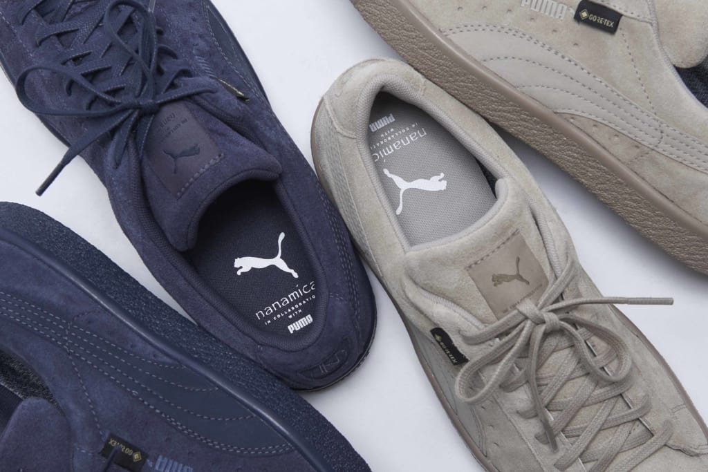 nanamica × PUMA、履き心地と機能性を追求したコラボスニーカー発売